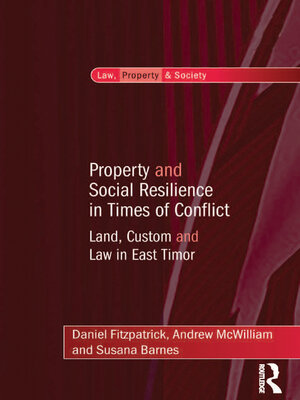 cover image of Property and Social Resilience in Times of Conflict